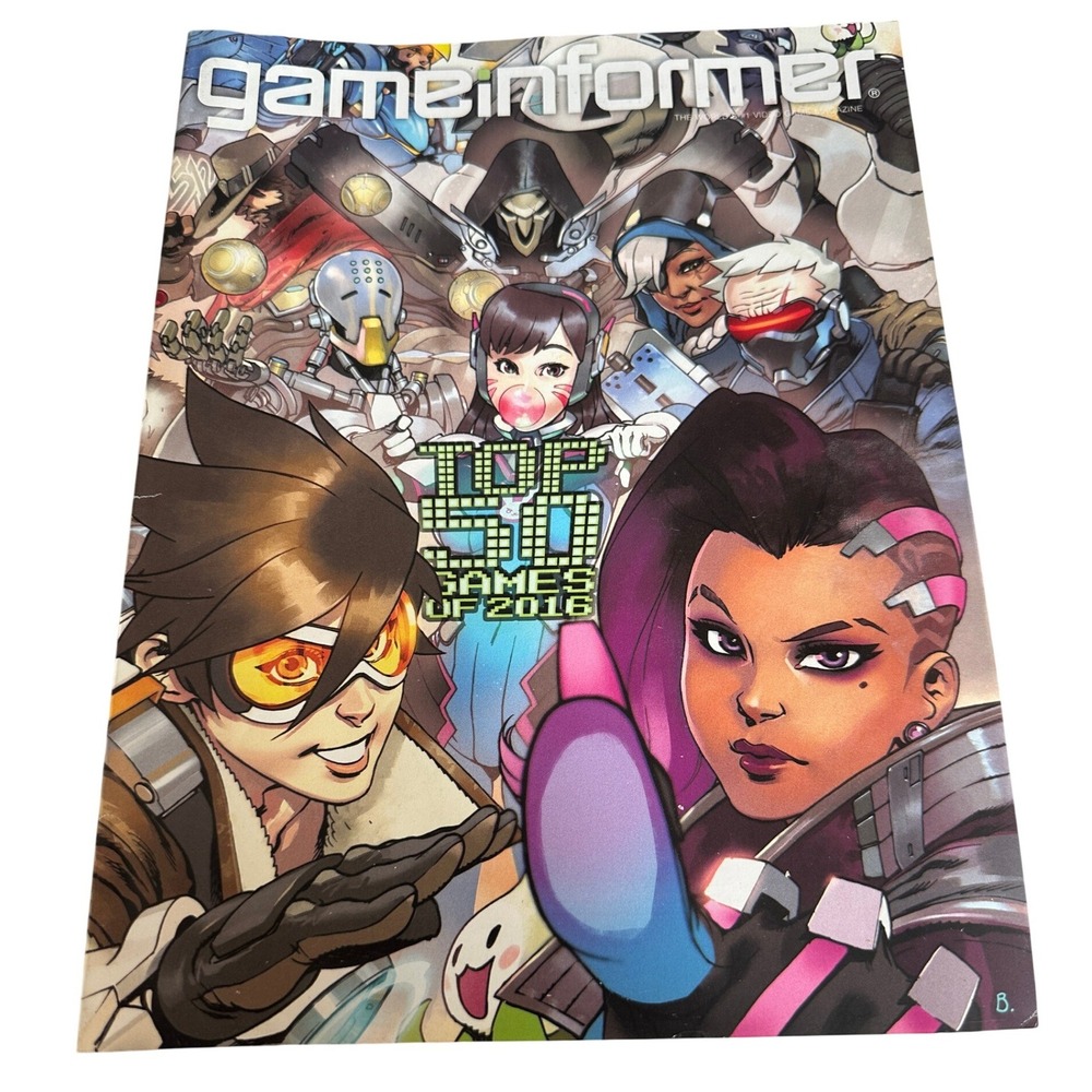 Game Informer Issue 286 February 2017 Overwatch Cover Top 50 Games of 2016